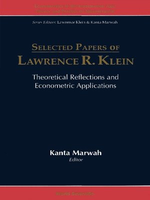cover image of Selected Papers of Lawrence R Klein